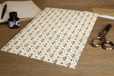 High-quality clipboard for presentations, green and red